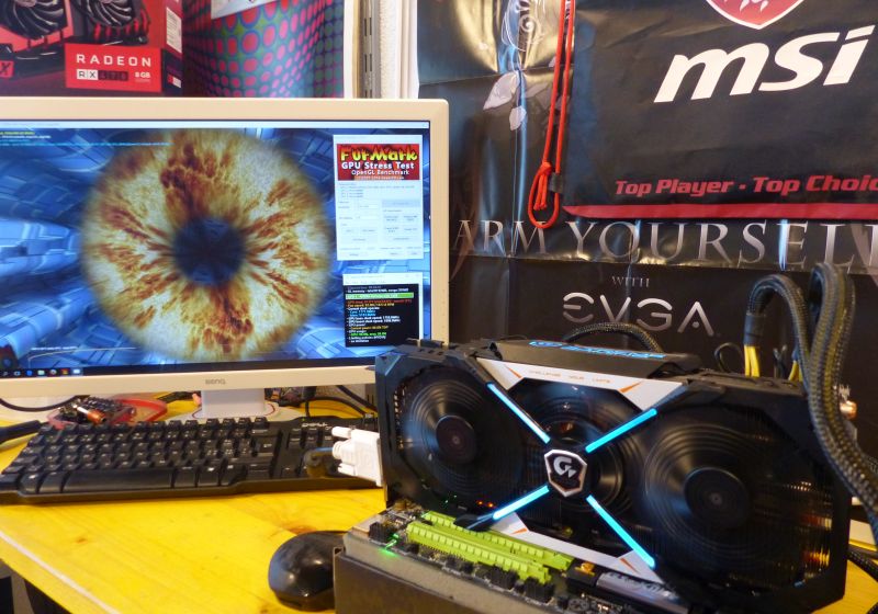 Gamer checking frame stability before a long gaming session